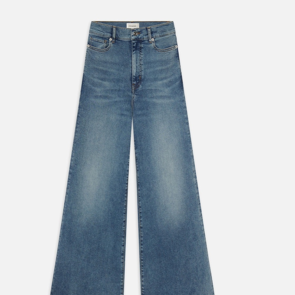 NWT Frame Denim Le Palazzo Crop Jeans